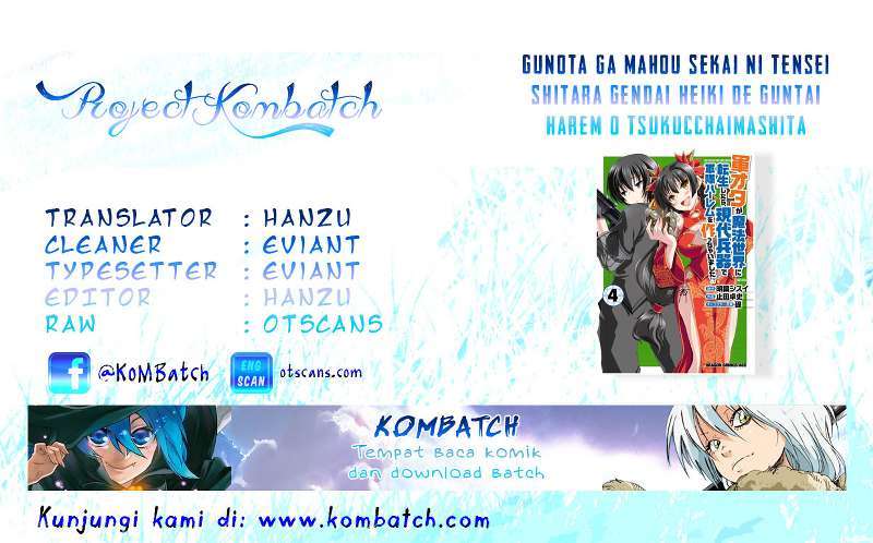 Gunota ga Mahou Sekai ni Tensei Shitara Chapter 17 Bahasa Indonesia